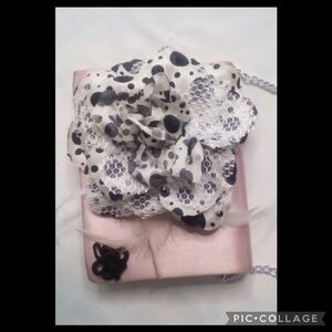 PINK with polka dots Purse